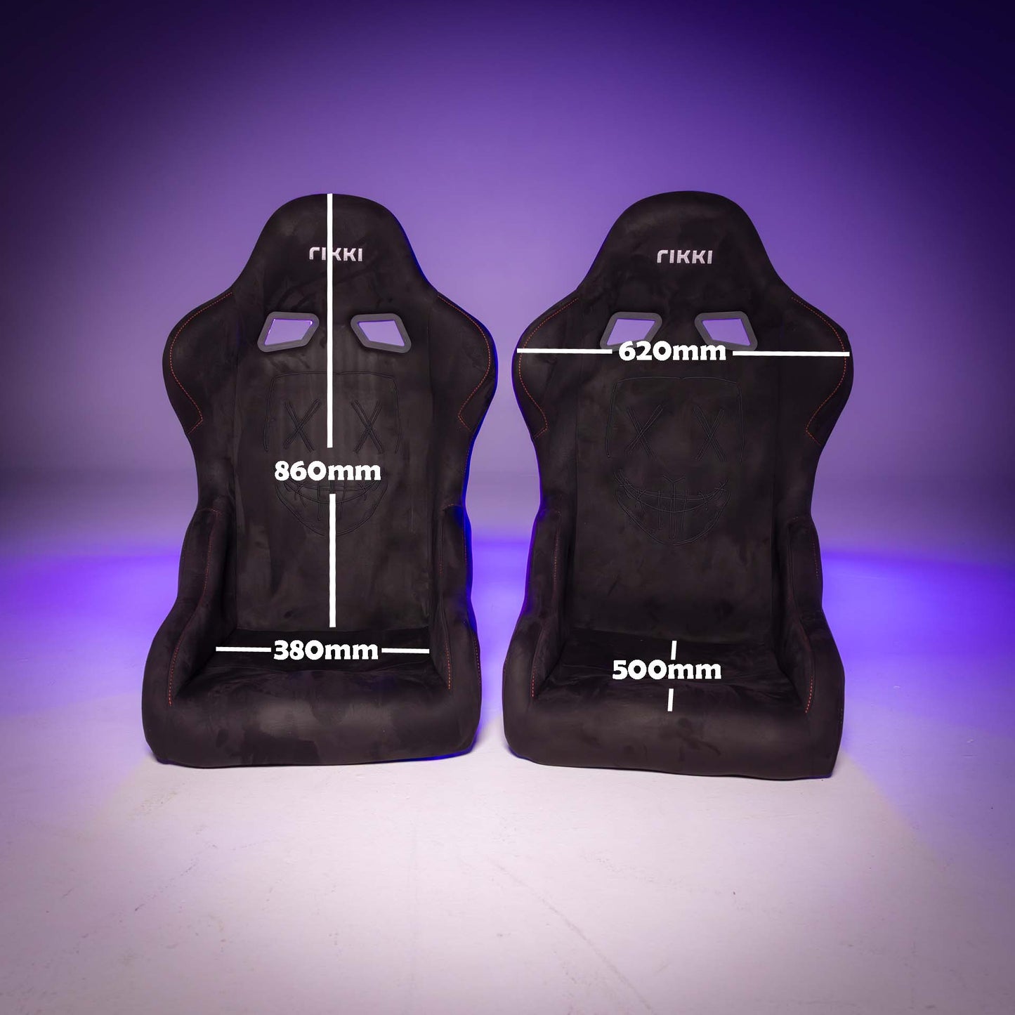 RIKKI Race Seat Black